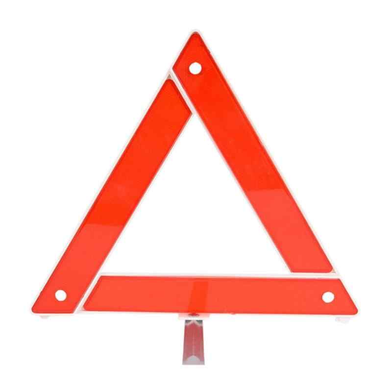 YFFSFDC 三角停止板 車載工具 折り畳み式 三角停止表示板 緊急対応用品 昼夜兼用 非常時 コンパクトに収納可能 停止表示機材 付き (29.5*
