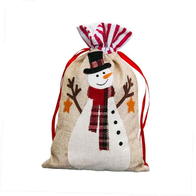 Meicyan クリスマス ラッピング袋 クリスマスカード付き 可愛い ギフト グリーティング プレゼント 分け収納 レジ袋 パーティー 包装袋