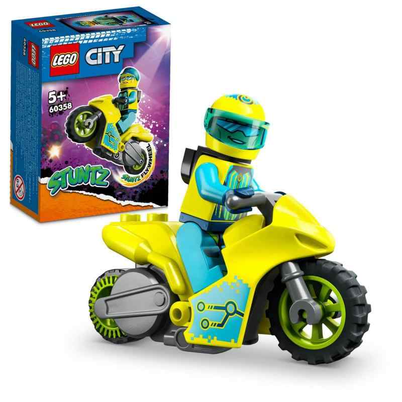 レゴ(LEGO) シティ スタントバイクサイバー 60358 おもちゃ ブロック プレゼント 乗り物 のりもの 男の子 女の子 5歳以上