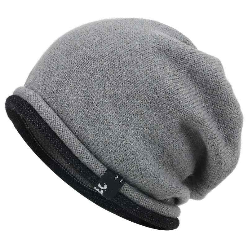 Andeor ニット帽 メンズ 秋 冬肌に優しい・軽くて暖かいの素材・締め付け感ゼロ防寒帽子 ニット帽子 ニットキャップ 被り心地良い 無地