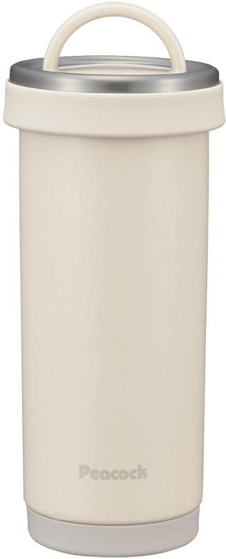 ピーコック 水筒 400ml 保温 保冷 マグ ボトル 魔法瓶 ホワイト AKS-R40-WY