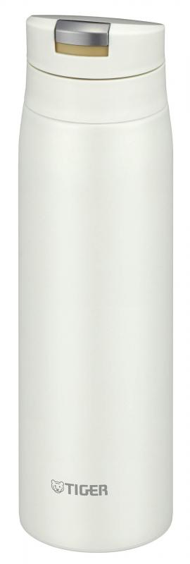 タイガー 水筒 ステンレスボトル ワンタッチ 軽量 MCX-A2型 (シェルホワイト, 500ml, MCX型)