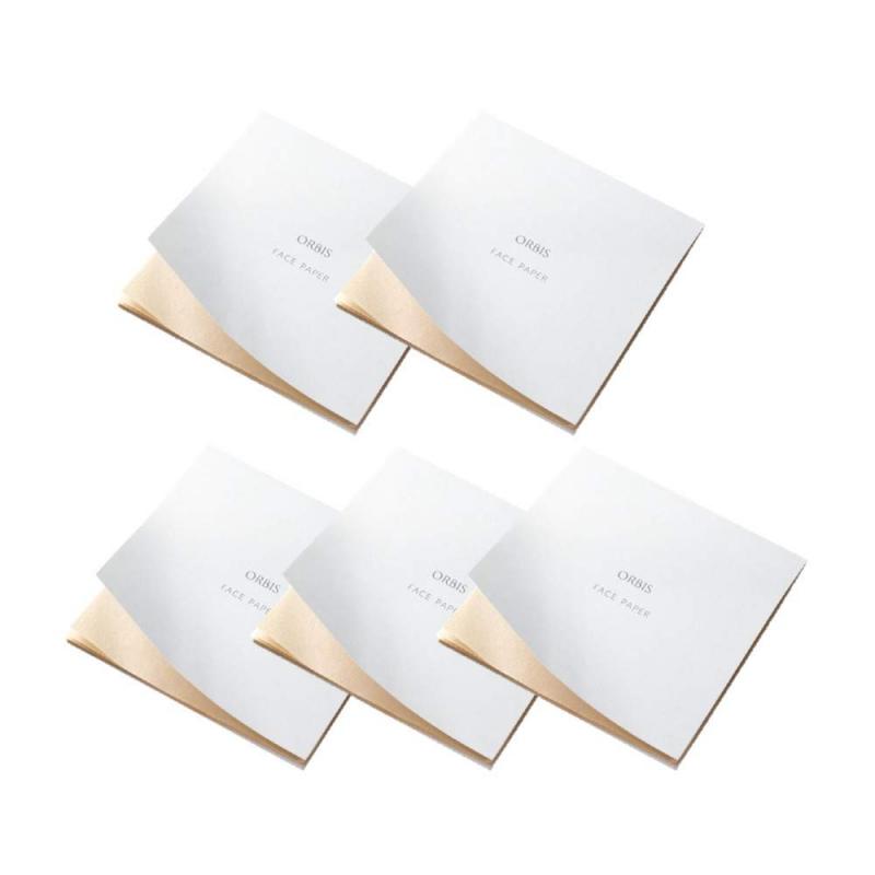 ORBIS(オルビス) あぶらとり紙 大判 5冊セット(30枚×5冊) クリーム ボックス