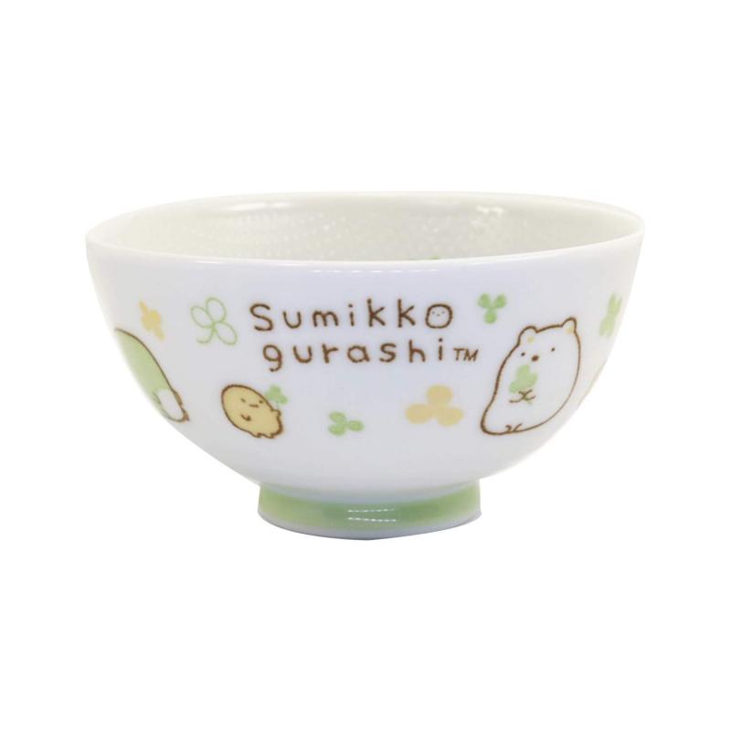 アサヒ興洋 すみっコぐらし 茶碗 ホワイト 直径11.2×高さ5.9cm ご飯がつきにくい 食洗機対応 電子レンジ対応 日本製