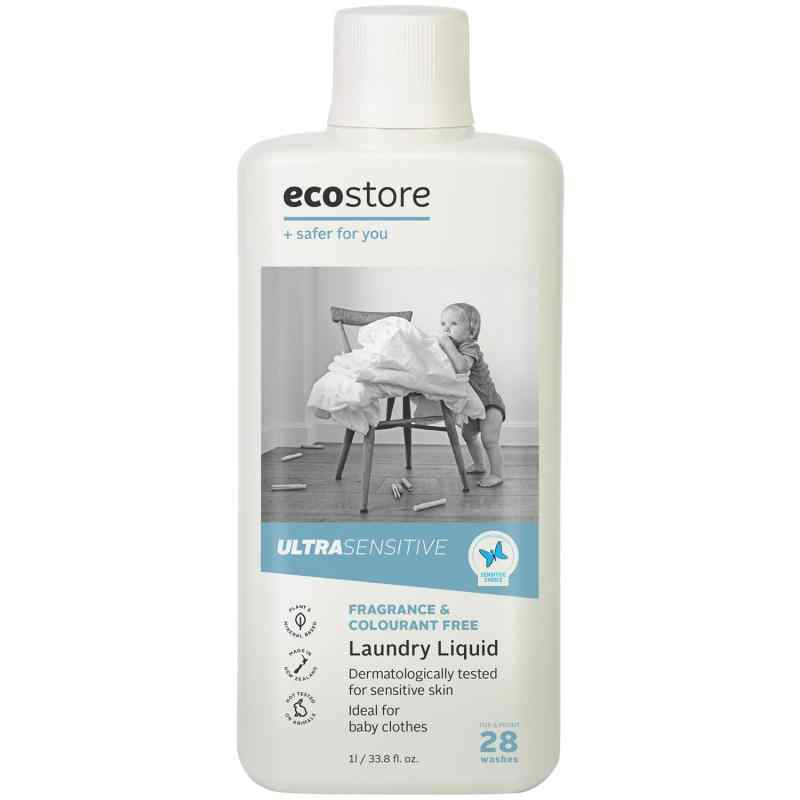 ecostore(エコストア) ランドリーリキッド 【無香料】 1L 洗濯洗剤 洗剤 液体 植物由来 肌にやさしい