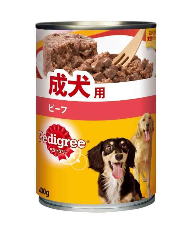 ペディグリー 成犬用 ビーフ 400g×24缶入り [ドッグフード・缶詰]