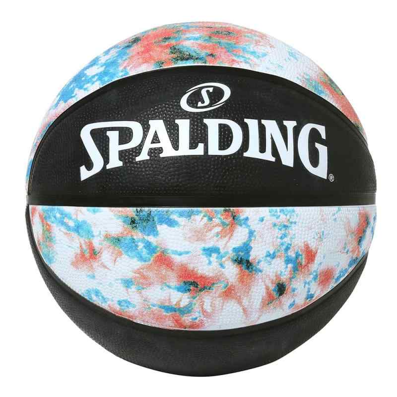 SPALDING(スポルディング) バスケットボール ボール ベーシック 7号 ラバー (タイダイマーブリング)
