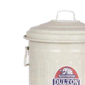 ダルトン(Dulton) ベビーガベージカン 1L アイボリー ゴミを入れる物こそ綺麗だと思う物を使いたい 卓上ふた付きゴミ箱 ブリキ缶 高さ155