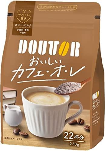 ドトールコーヒー おいしいカフェ・オ・レ(パウチタイプ) 220g×3袋