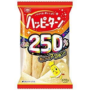 亀田製菓 パウダー250％ハッピーターン 1箱(10袋入)