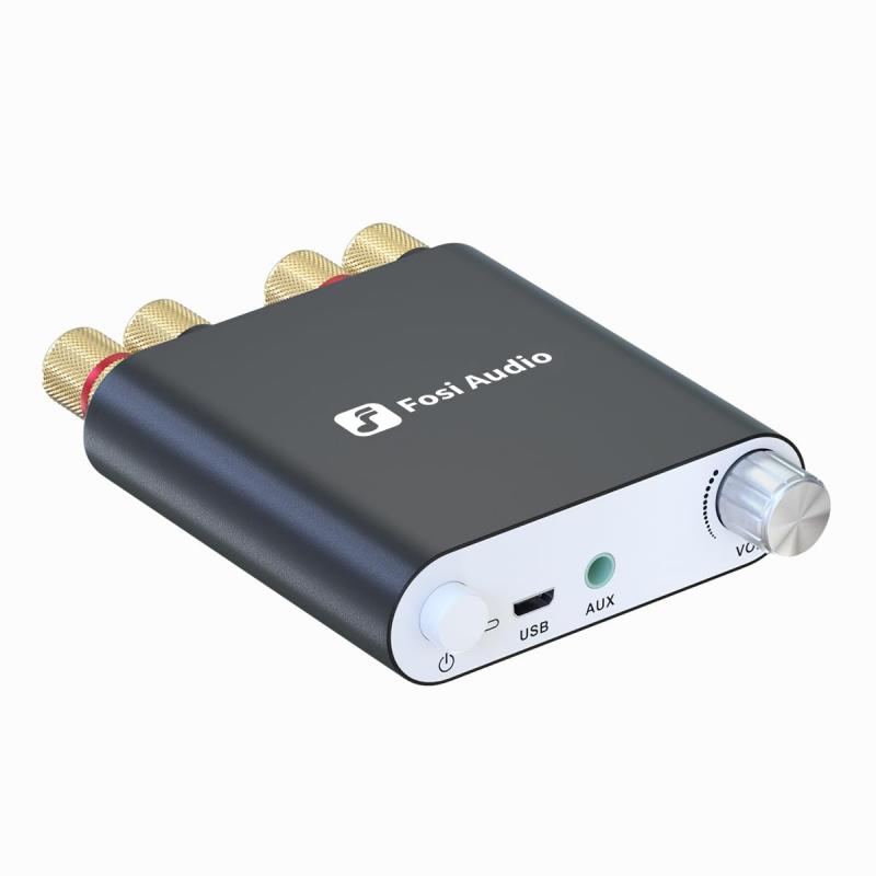 Fosi Audio ZK1002D Bluetooth 5.0 アンプ ステレオ オーディオアンプ 100W*2大出力 パワーアンプ デジタルアンプ ブルートゥース HiFi