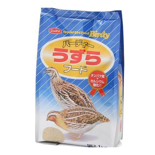 ニッパイ 日本ペットフード バーディー うずらフード １ｋｇ×３袋 鳥 フード 餌 えさ 種 穀類