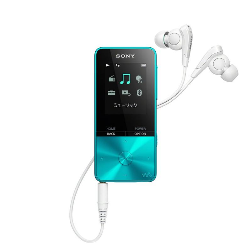 ソニー(SONY) ウォークマン Sシリーズ 4GB NW-S313: MP3プレーヤー Bluetooth対応 最大52時間連続再生 イヤホン付属 2017年モデル ブル