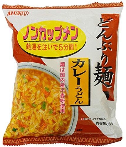 ムソー どんぶり麺・カレーうどん 86.8g×4袋