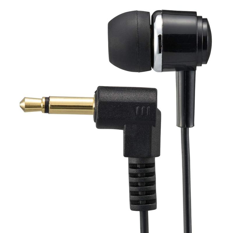 オーム電機 AudioComm 片耳ラジオイヤホン モノラル 耳栓型 1m EAR-C112N 03-0443 OHM