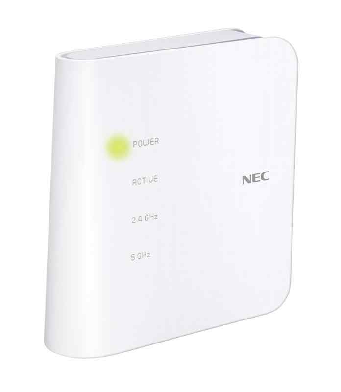NEC 無線LAN Atermシリーズ 新規単体 WiFi ルーター Wi-Fi5 (11ac) / WF1200CR 3ストリーム (5GHz帯 / 2.4GHz帯) ？PA-WF1200CR ホワイト