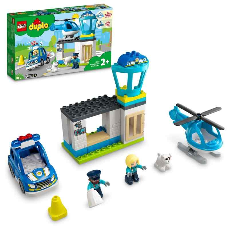 レゴ(LEGO) デュプロ デュプロのまち けいさつしょとヘリコプター 10959 おもちゃ ブロック プレゼント幼児 赤ちゃん 警察 けいさつ ヘリ