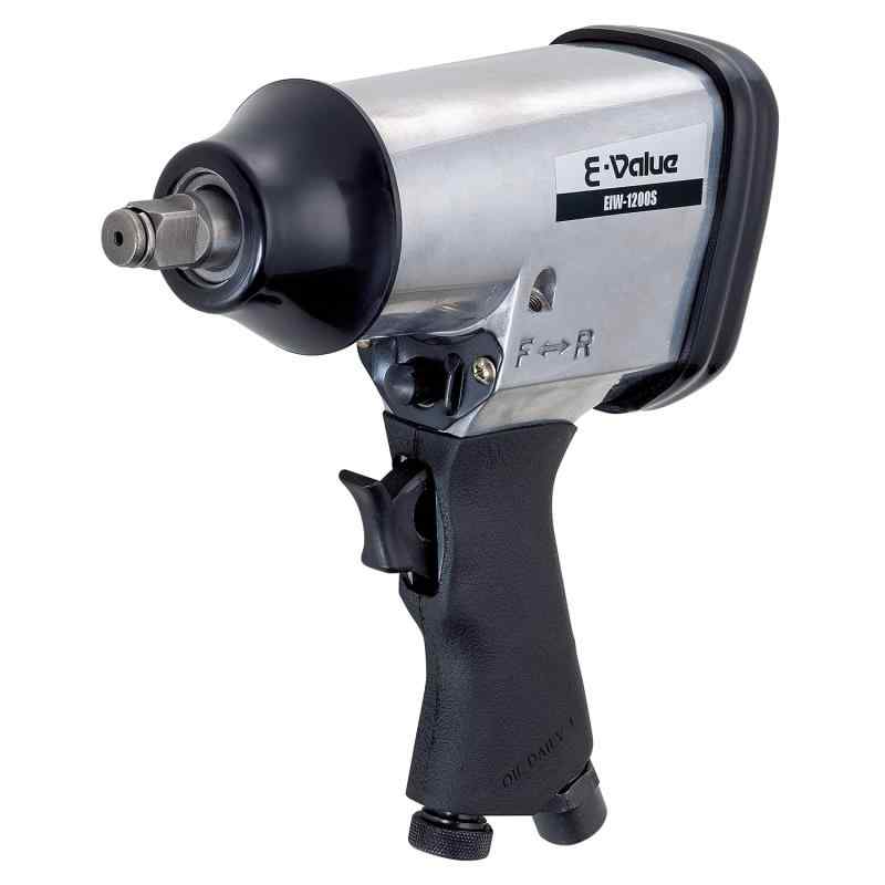 E-Value エアインパクトレンチ 差込角12.7mm 320N・m EIW-1200S シルバー