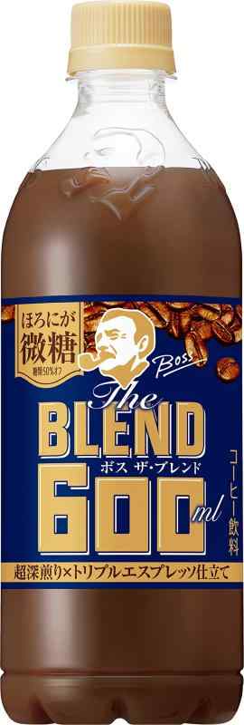サントリー ボス The BLEND ほろにが微糖 液体 コーヒー 600ml×24本