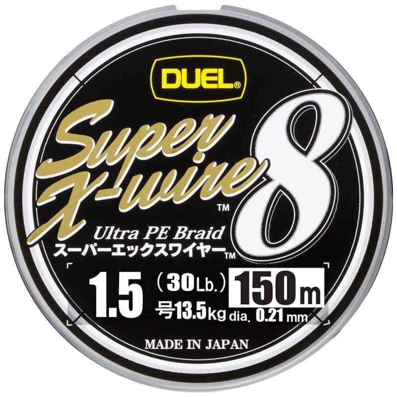 DUEL ( デュエル ) PEライン 釣り糸 スーパーエックスワイヤー8 (Super X-wire 8) 【 ライン 釣りライン 釣具 高強度 高感度 】 (S:シル