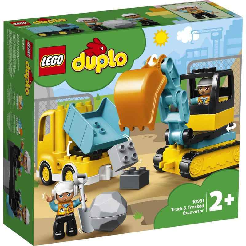 レゴ (LEGO) おもちゃ デュプロ トラックとショベルカー 男の子 女の子 子供 赤ちゃん 幼児 玩具 知育玩具 誕生日 プレゼント ギフト レ