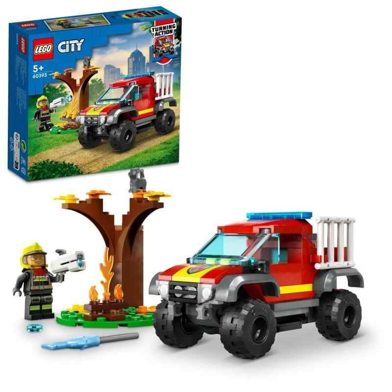 レゴ(LEGO) シティ オフロード消防車 おもちゃ ブロック プレゼント 乗り物 のりもの 消防 しょうぼう 男の子 女の子 5歳以上 (消防車)
