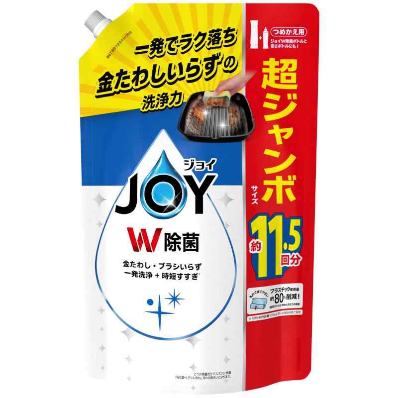 [大容量] ジョイ W除菌 食器用洗剤 さわやか微香 詰め替え 1,490mL