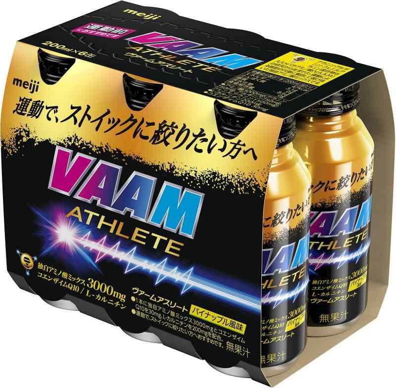 VAAM(ヴァーム) パイナップル味 200ml×6本 缶タイプ
