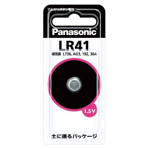 Panasonic 乾電池 ボタン電池 アルカリ LR41 5個セット