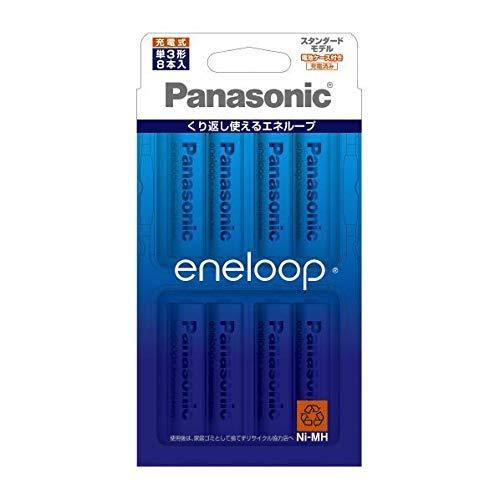 パナソニック(Panasonic) ニッケル水素電池 単3形（8本入）Panasonic eneloop スタンダードモデル BK-3MCC/8C