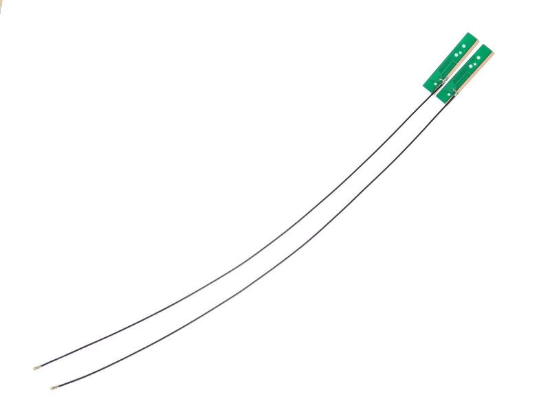 高性能3dBi 2.4GHz/5GHz 802.11a/b/g/n/ac対応 無線LANカード WIFI/Wimax/Bluetoothモジュール用アンテナ 2本セット (MHF4 Cable=240mm)