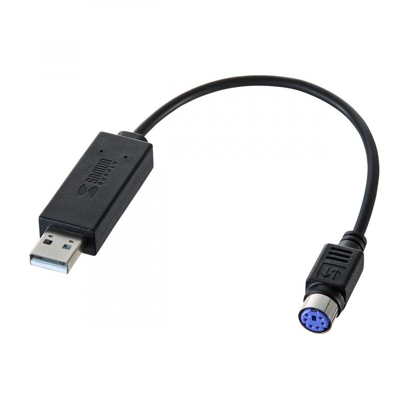 サンワサプライ(Sanwa Supply) USB-PS/2変換コンバータ(USB Aコネクタオス-ミニDIN6pinメス) USB-CVPS5