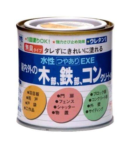 ニッペ ペンキ 塗料 水性つやありEXE 0.2L サンドベージュ 水性 つやあり 屋内外 日本製 4976124422003