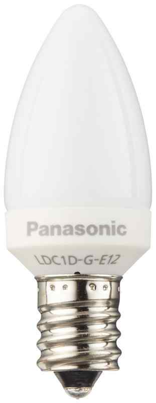パナソニック LED電球 密閉形器具対応 E12口金 昼光色相当(0.5W) 装飾電球・C型タイプ LDC1DGE12