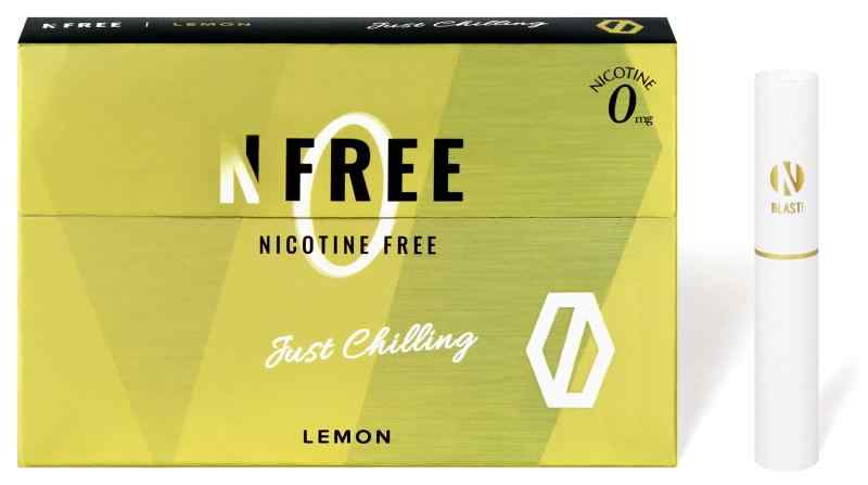 NFREE エヌフリー レモン 10箱 IQOS互換機 ニコチンゼロ 電子タバコ 加熱式タバコ 禁煙グッズ 減煙 ヒートスティック 20本