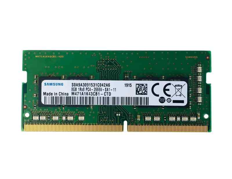 VAR-697 - サムスン M471A1K43CB1 8GB DDR4 2400MHz / 26？RAM バリエーション (ブラック/グリーン)
