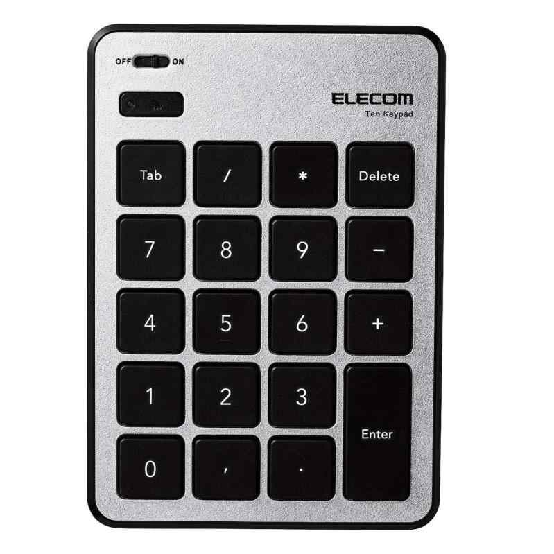 エレコム テンキー Bluetooth パンタグラフ Mac対応 薄型 シルバー TK-TBPM01SV