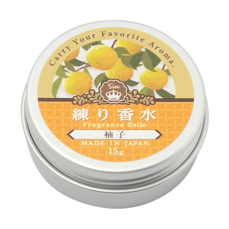 日本製 練り香水 柚子 15g ハンドクリーム 保湿クリーム