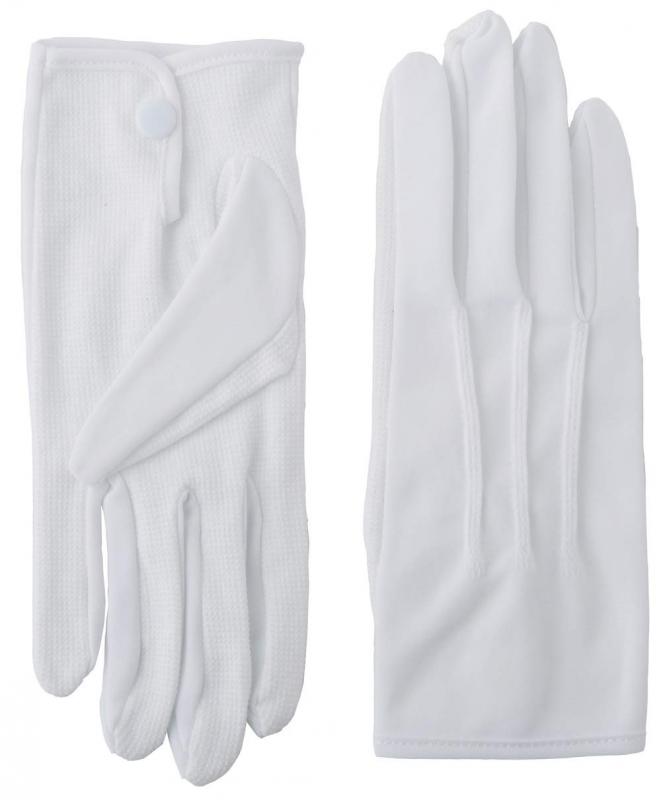 [SANDAI] 滑止付 甲部 (ナイロン) ・掌部 (綿 ハイブレス加工) 礼装 用 コンビ メンズ フォーマル 白 手袋 Lサイズ XSサイズ 追加 XS〜L