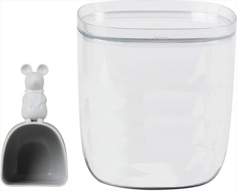 Qualy 米びつ ライスストッカー BELLA BUNNY RICE CONTAINER & SCOOP (LUCKY MOUSE 3.5L)