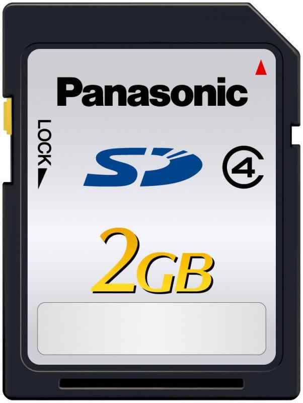パナソニック 2GB SDメモリーカード CLASS4 RP-SDL02GJ1K