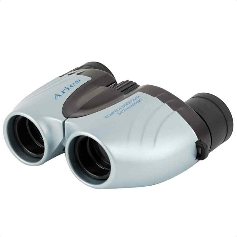 MIZAR-TEC 双眼鏡 ポロプリズム式 8倍21ミリ口径 アリエス コンパクトタイプ ポーチ付き ライトブルー CB-202BL