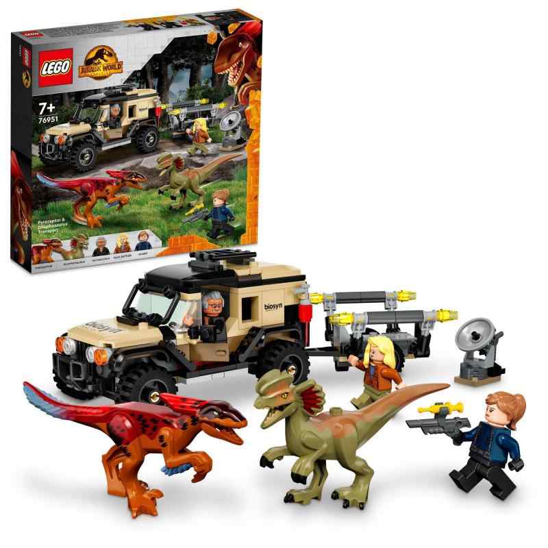 レゴ(LEGO) ジュラシック・ワールド ピロラプトルとディロフォサウルスの輸送 76951 おもちゃ ブロック プレゼント 恐竜 きょうりゅう 男