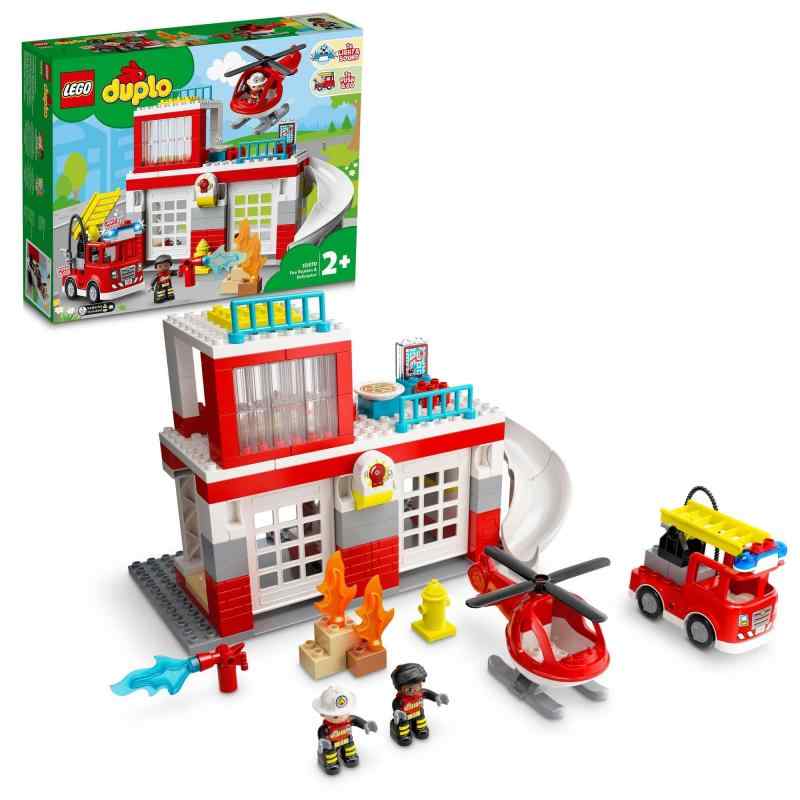レゴ(LEGO) デュプロ デュプロのまち しょうぼうしょとヘリコプター 10970 おもちゃ ブロック プレゼント幼児 赤ちゃん 消防 しょうぼう