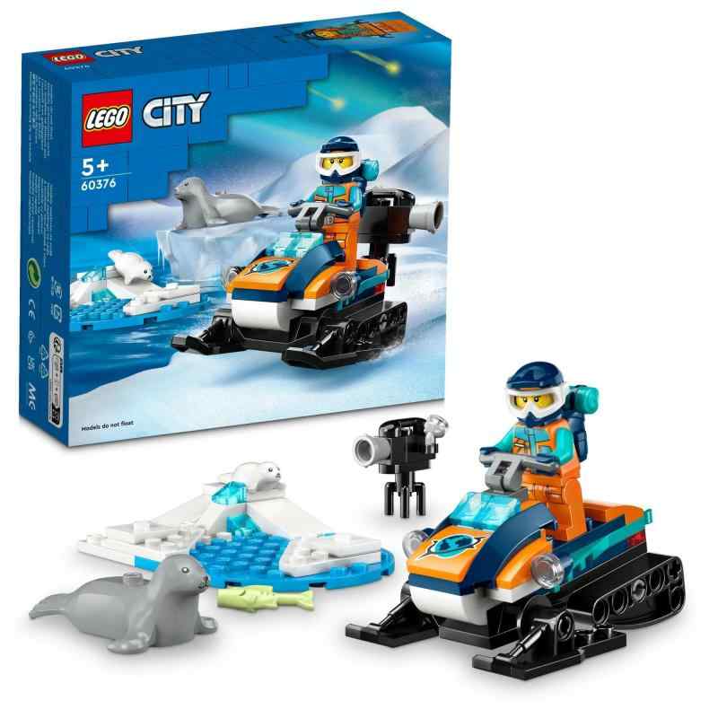 レゴ(LEGO) シティ 北極探検 スノーモービル 60376 おもちゃ ブロック プレゼント 冒険 男の子 女の子 5歳 ~