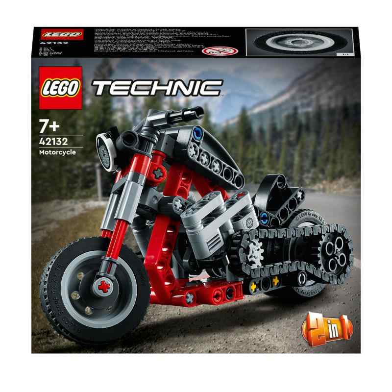 レゴ(LEGO) テクニック オートバイ 42132 おもちゃ ブロック プレゼント バイク STEM 知育 男の子 7歳以上