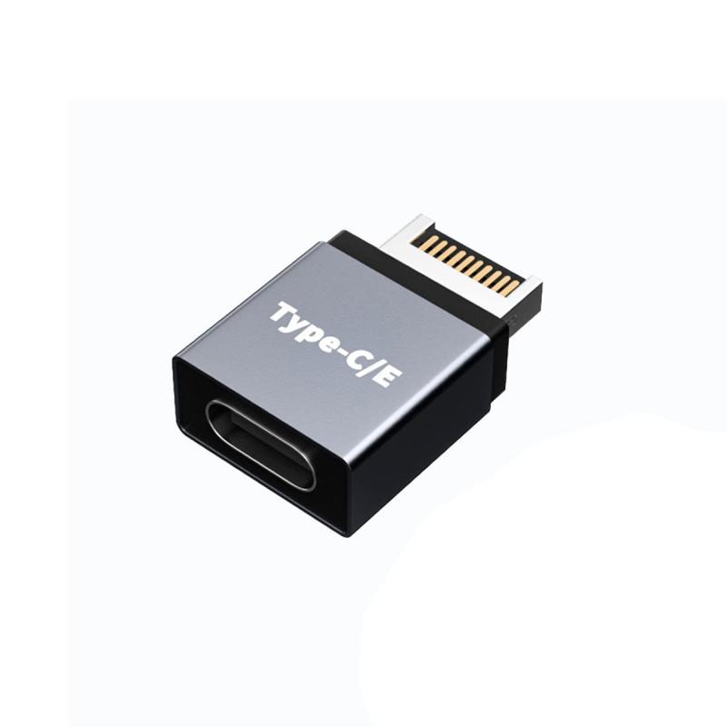 Doaemunp USB 3.1 Type E - Type C 延長アダプタ, Gen 2 (10 Gbit/s) USB 3.1 Type-E オスポート - Type-C メスポートおよび Type E メス