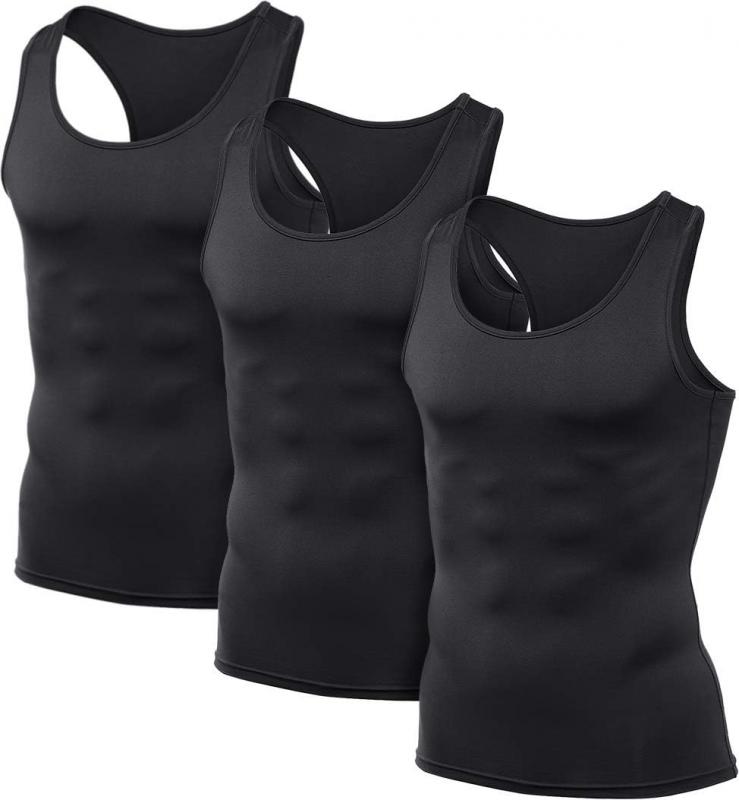 [テスラ] タンクトップ メンズ スポーツインナー [UVカット・吸汗速乾] ノースリーブ トレーニングウェア コンプレッションシャツ コンプ