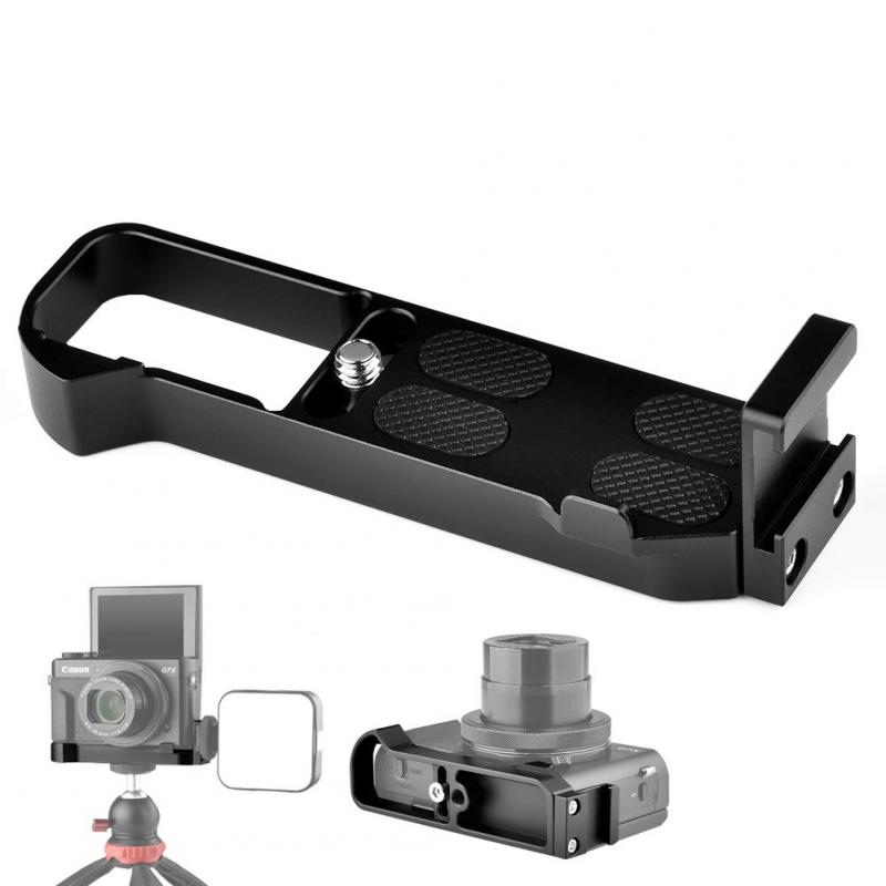 Canon PowerShot G7X Mark III L型クイックリリースプレート キヤノンG7X Mark III カメラ専用 カメラ延長ベースプレート ビデオ撮影 Vlo