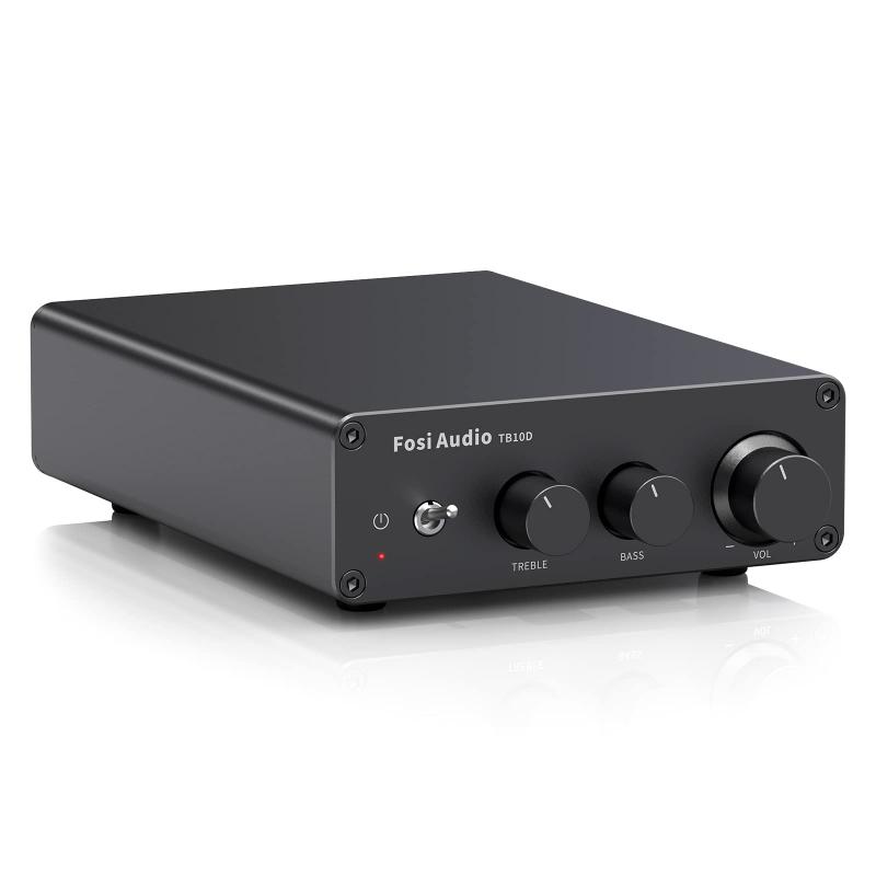 Fosi Audio TB10D 600W パワーアンプ TPA3255 デジタルアンプ 2.0CH 小型 オーディオ HiFi ステレオ クラスD アンプ スピーカー用 家庭用